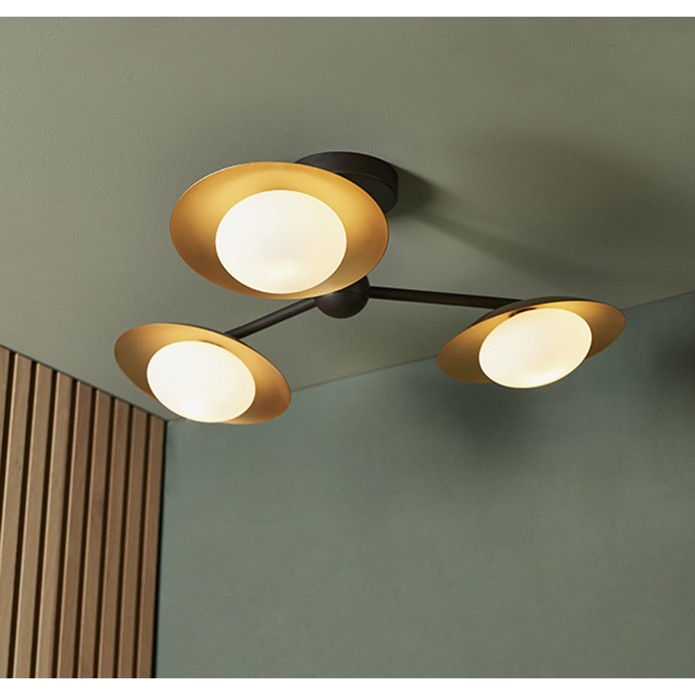 Olivias Mia 3 Ceiling Light In Bronze