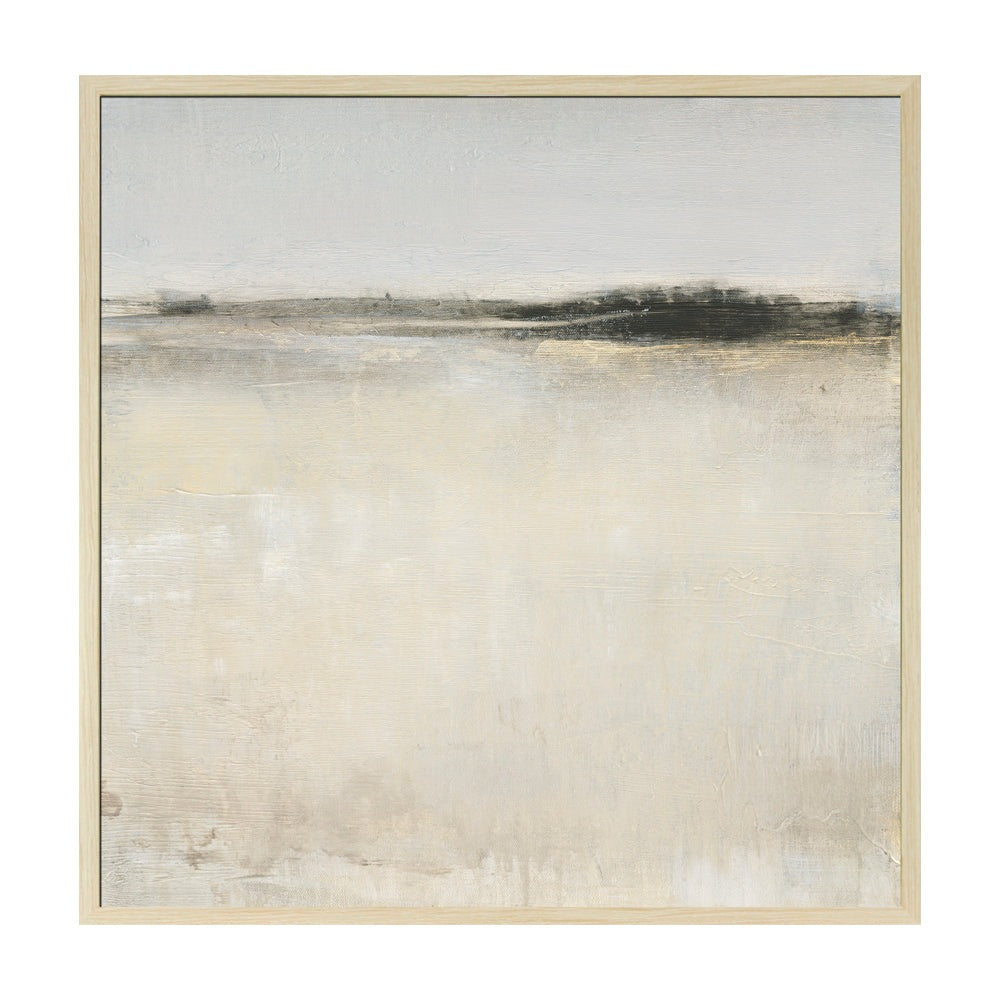 Product photograph of Olivia S Embellished Subtle Scape I - Framed Varnished Print - 62x62cm from Olivia's