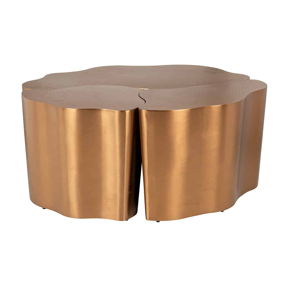 Product photograph of Richmond Tree Gold Coffee Table from Olivia's