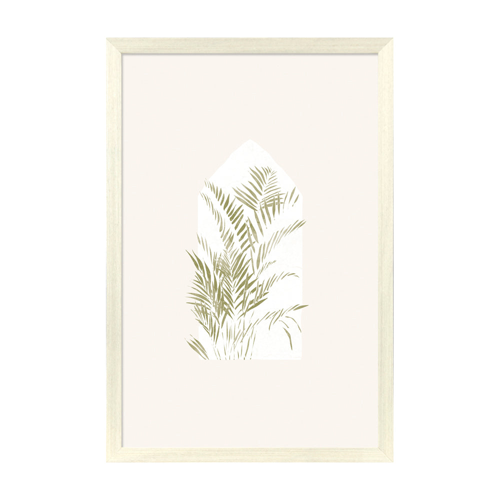 Product photograph of Olivia S Tropical Window I - Framed Glazed Print - 42xfrcm from Olivia's