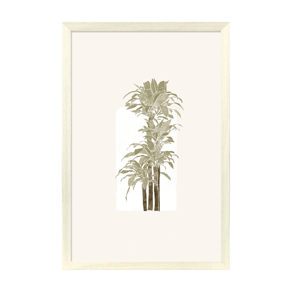 Product photograph of Olivia S Tropical Window V - Framed Glazed Print - 42x28cm from Olivia's