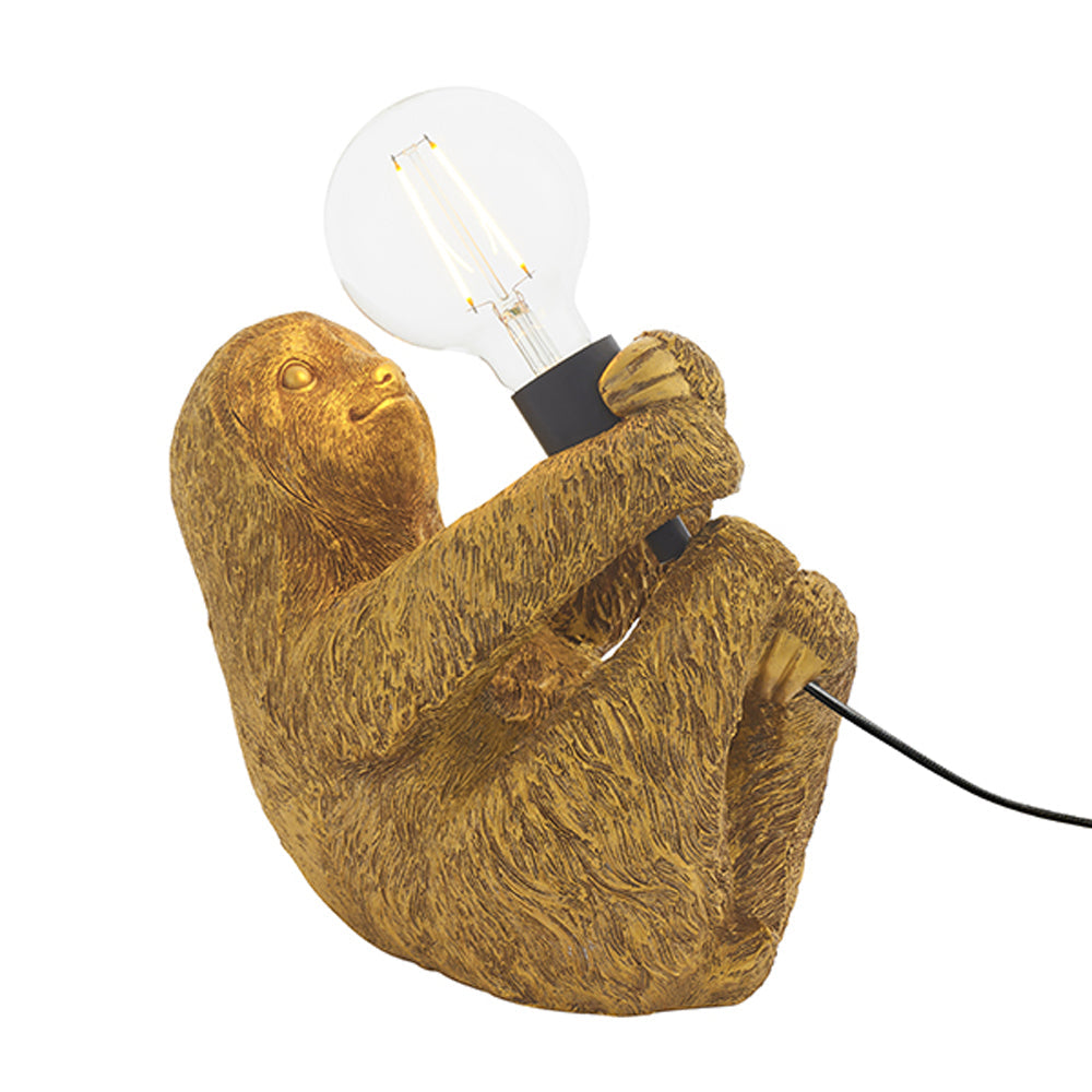 Olivias Sloth Table Light Vintage Gold Outlet