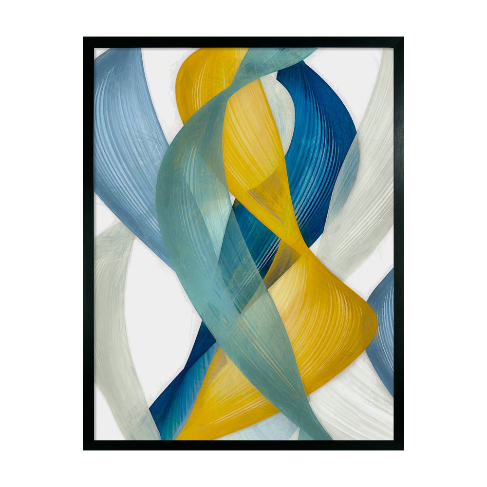 Product photograph of Olivia S Vertical Bands I - Framed Glazed Print - 71 5x55 5cm from Olivia's
