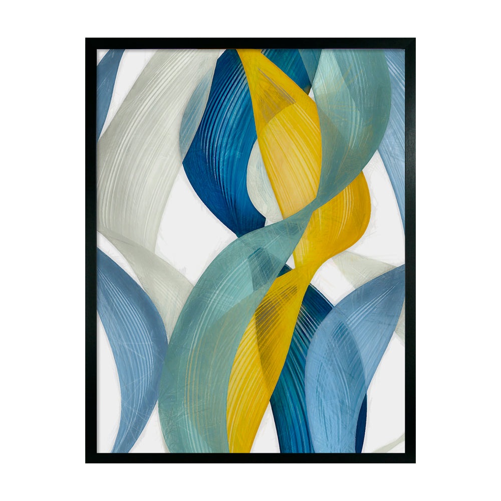 Product photograph of Olivia S Vertical Bands Ii - Framed Glazed Print - 71 5x55 5cm from Olivia's