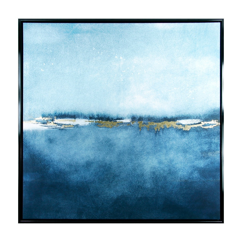 Product photograph of Olivia S Ocean Dreaming Ii - Framed Canvas - 94x94cm from Olivia's