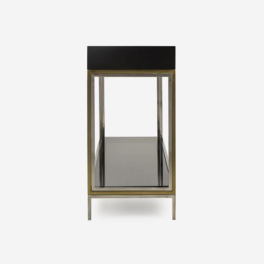 Product photograph of Andrew Martin Harlequin Console Table Black from Olivia's.