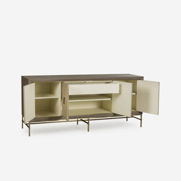 Product photograph of Andrew Martin Edith Sideboard Ivory Shagreen from Olivia's.