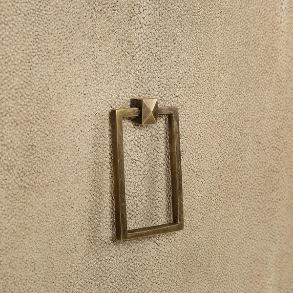 Product photograph of Andrew Martin Edith Sideboard Ivory Shagreen from Olivia's.