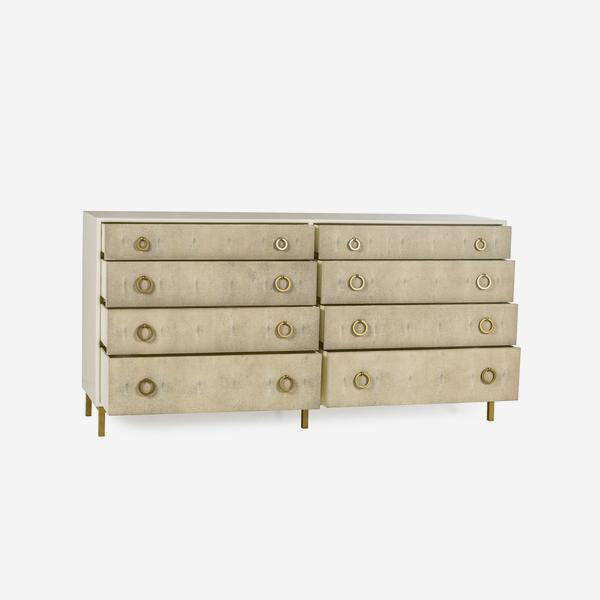 Product photograph of Andrew Martin Amanda Large Chest Of Drawers Taupe from Olivia's.