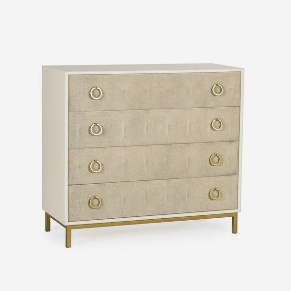 Product photograph of Andrew Martin Amanda Small Chest Of Drawers Taupe from Olivia's