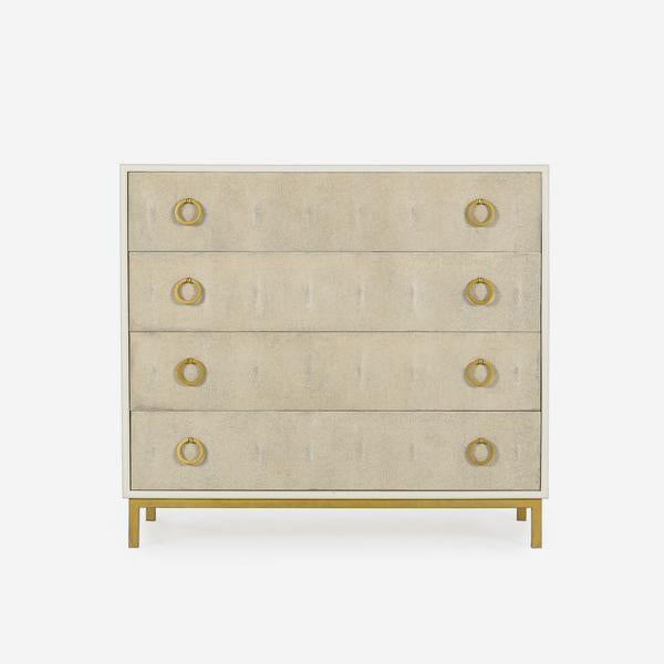 Product photograph of Andrew Martin Amanda Small Chest Of Drawers Taupe from Olivia's.