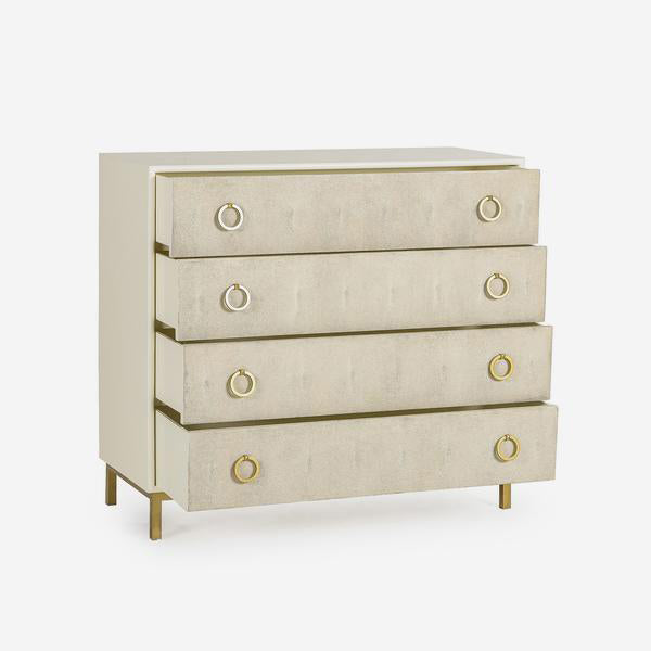 Product photograph of Andrew Martin Amanda Small Chest Of Drawers Taupe from Olivia's.