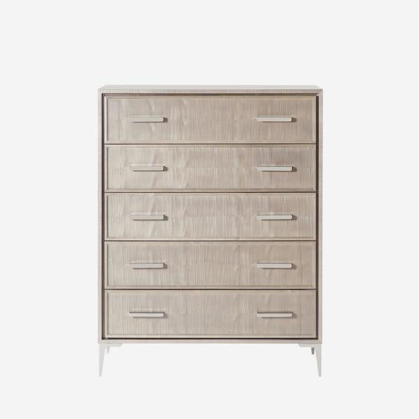 Product photograph of Andrew Martin Chloe Light Chest Of Drawers Tall from Olivia's.