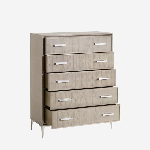 Product photograph of Andrew Martin Chloe Light Chest Of Drawers Tall from Olivia's.