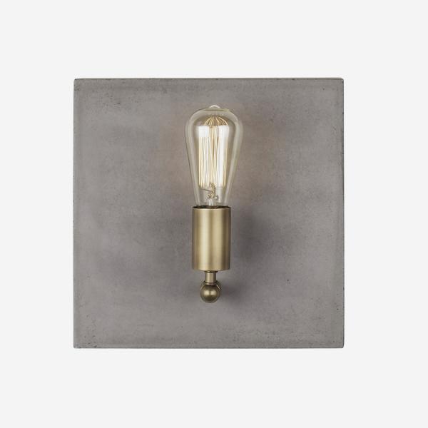 Andrew Martin Cameron Single Wall Light Brass