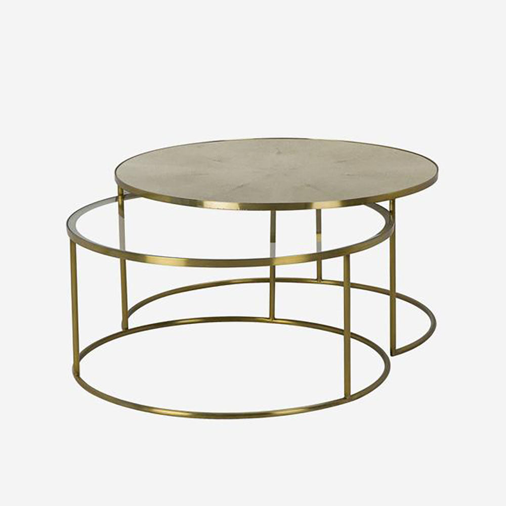 Product photograph of Andrew Martin Ringo Nesting Coffee Table from Olivia's
