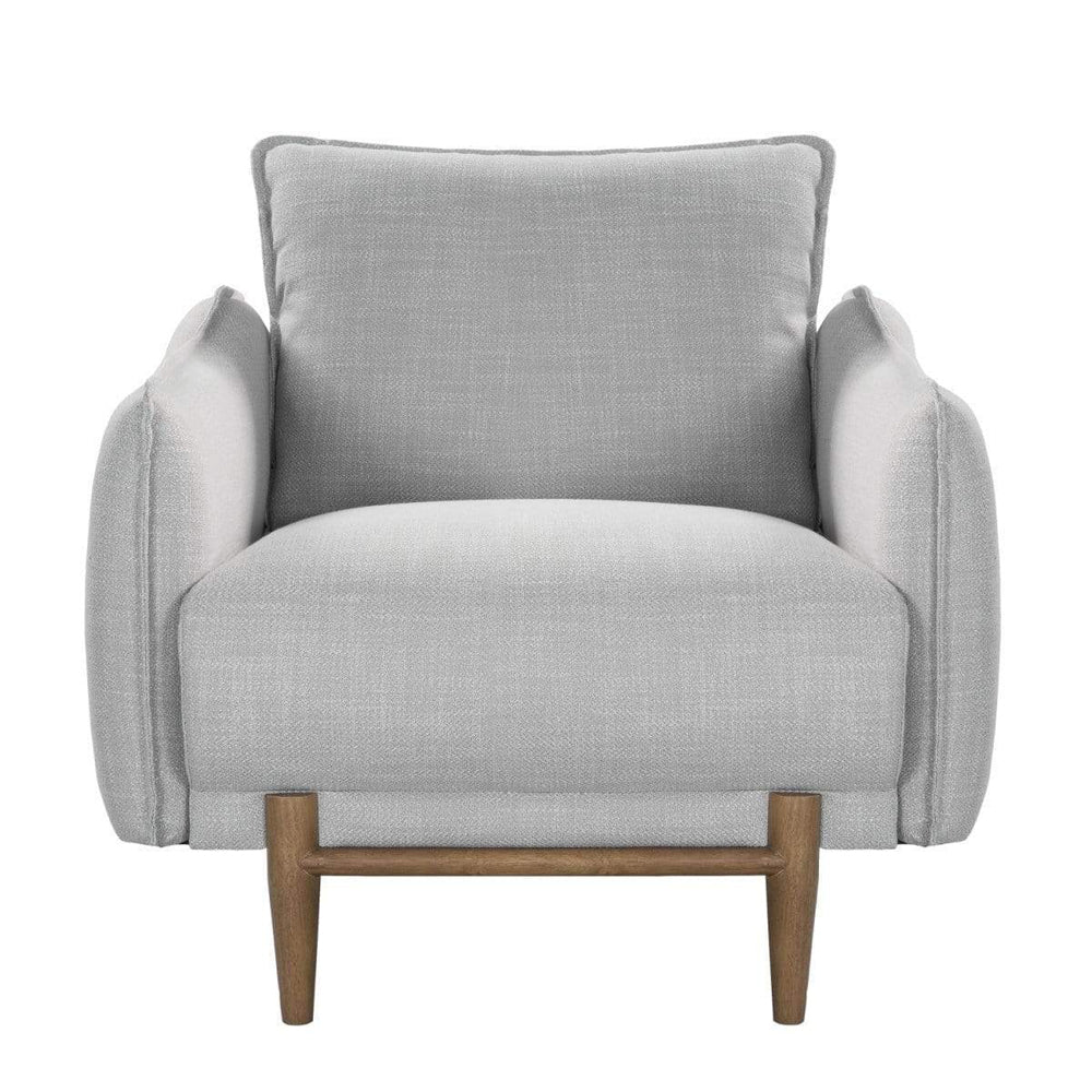 Product photograph of Twenty10 Designs Louie Occasional Chair Silver Grey from Olivia's.