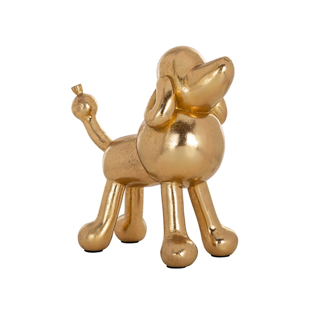 Product photograph of Richmond Dog Miro Gold Ornament from Olivia's