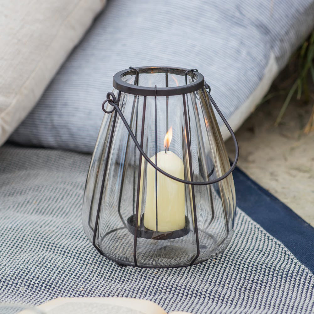 Product photograph of Garden Trading Adlestrop Lantern Black Large Large from Olivia's.