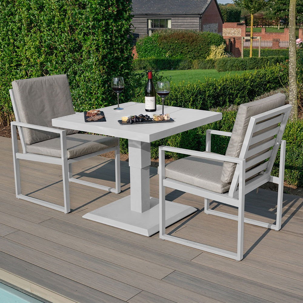 Product photograph of Maze Amalfi 2 Seater Bistro Set White from Olivia's