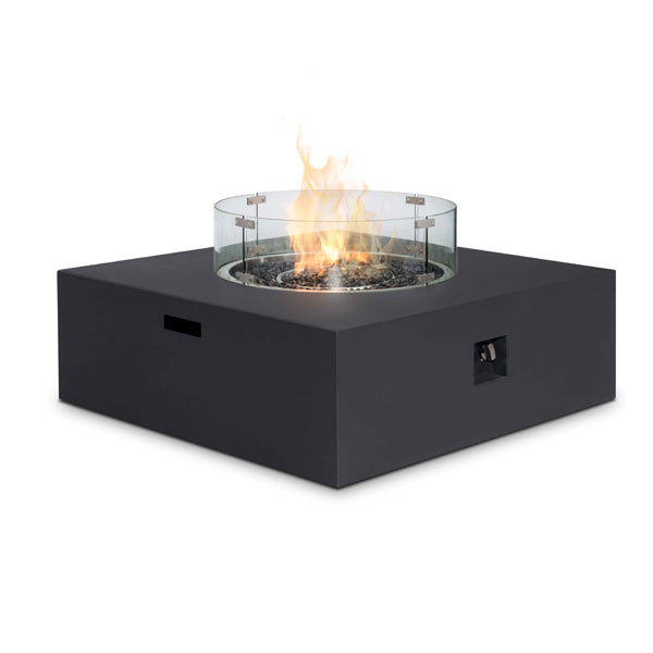 Product photograph of Maze Fire Pit Coffee Table Charcoal from Olivia's