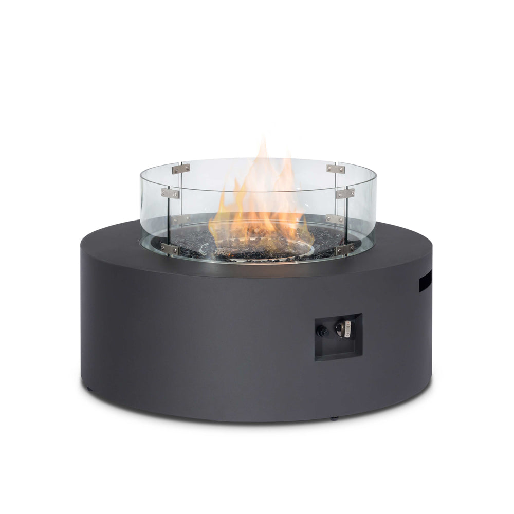 Product photograph of Maze New Aluminium Gas Fire Pit Coffee Tables Grey from Olivia's