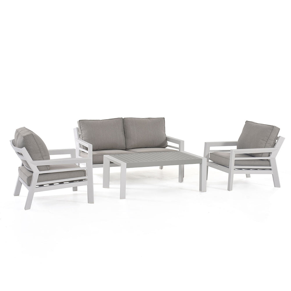 Product photograph of Maze New York 2 Seat Sofa Set White from Olivia's