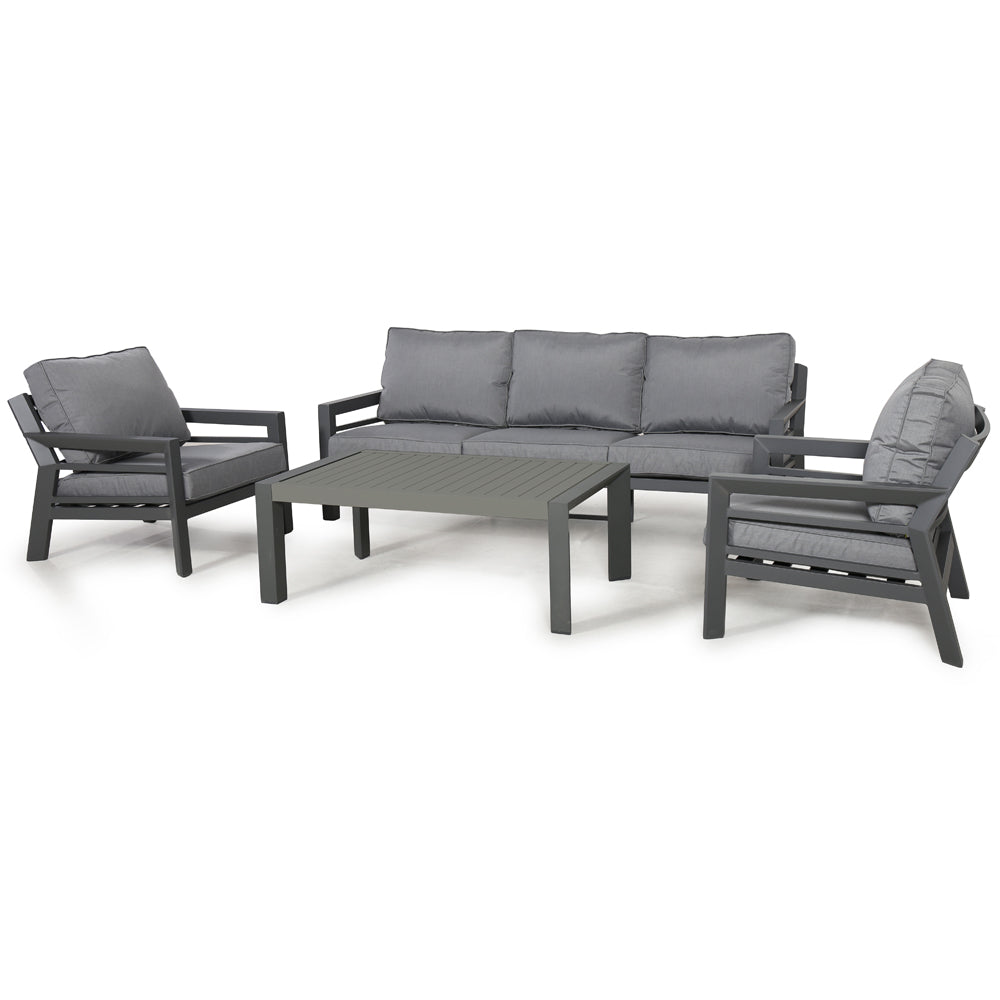 Product photograph of Maze New York 3 Seat Sofa Set Grey from Olivia's.