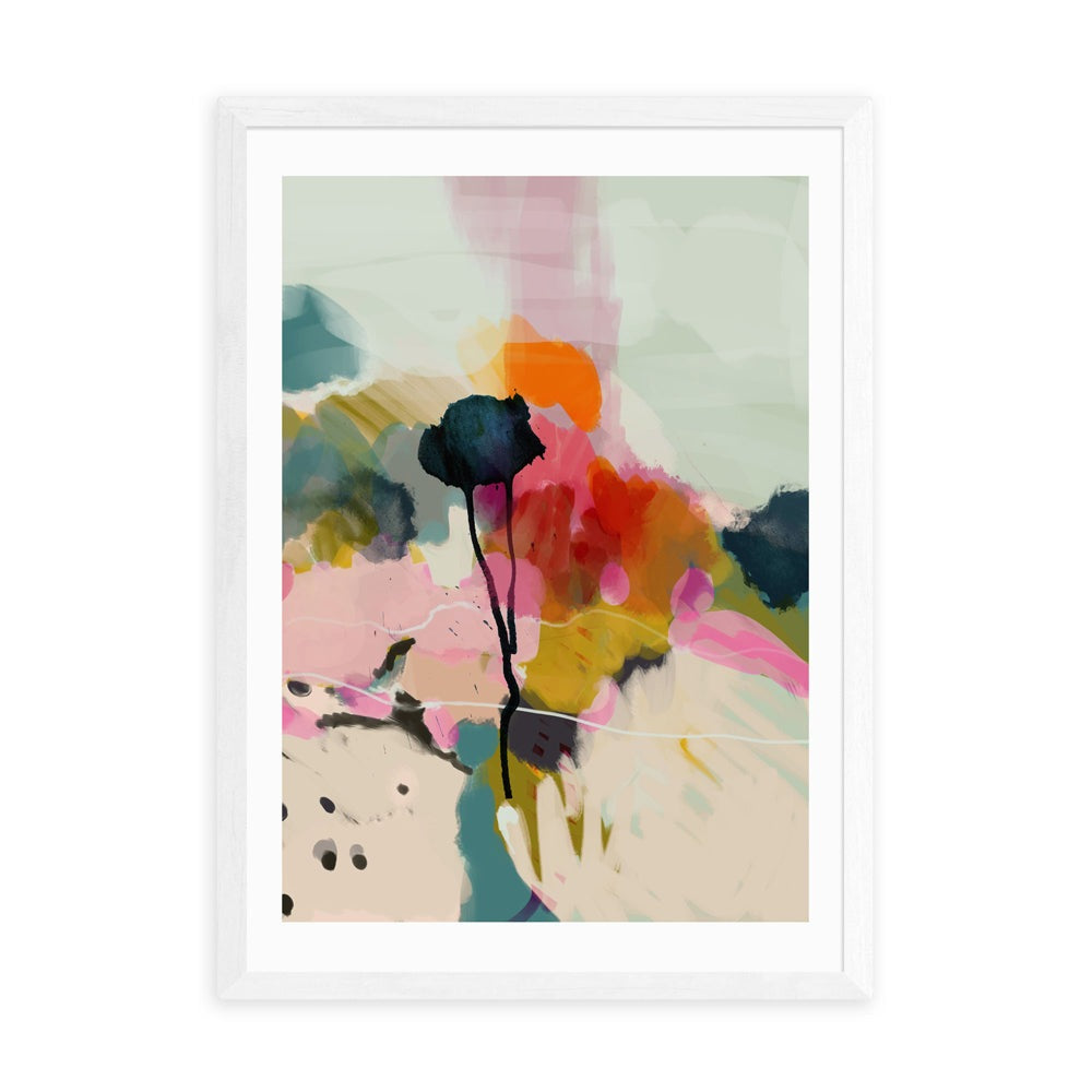 Product photograph of Paysage Abstrait By Ana Rut Bre - A1 White Framed Art Print from Olivia's.