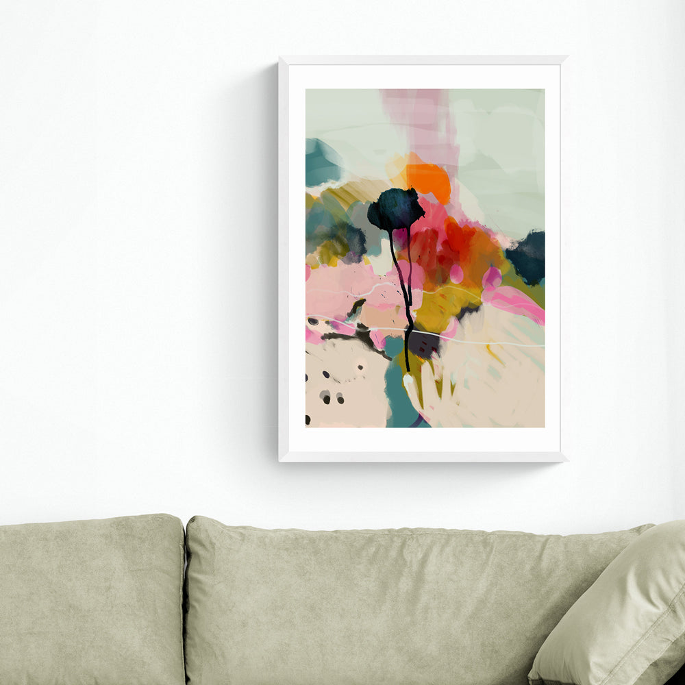 Product photograph of Paysage Abstrait By Ana Rut Bre - A1 White Framed Art Print from Olivia's