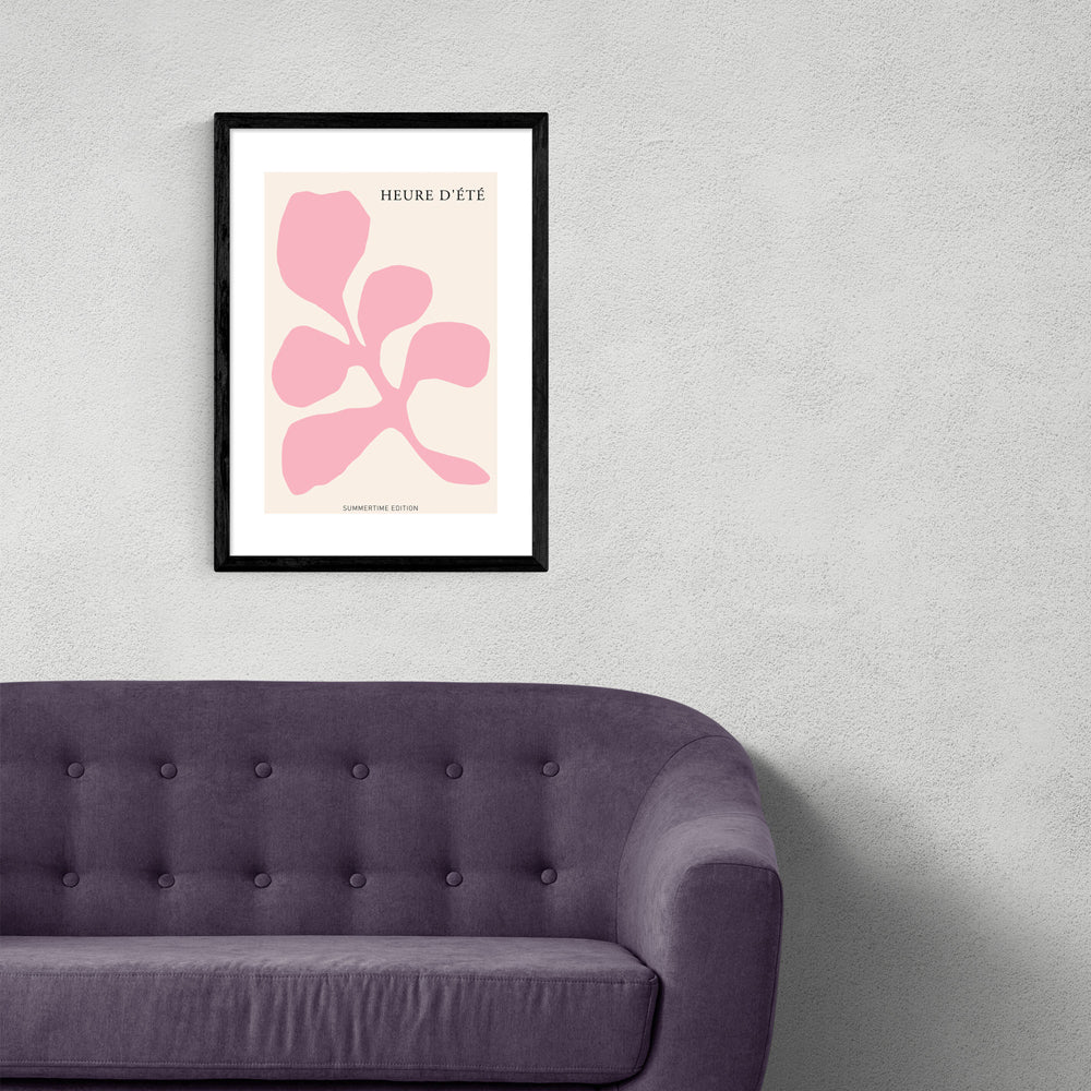 Product photograph of Heure D Ete By Ani Vidotto - A3 Black Framed Art Print from Olivia's.