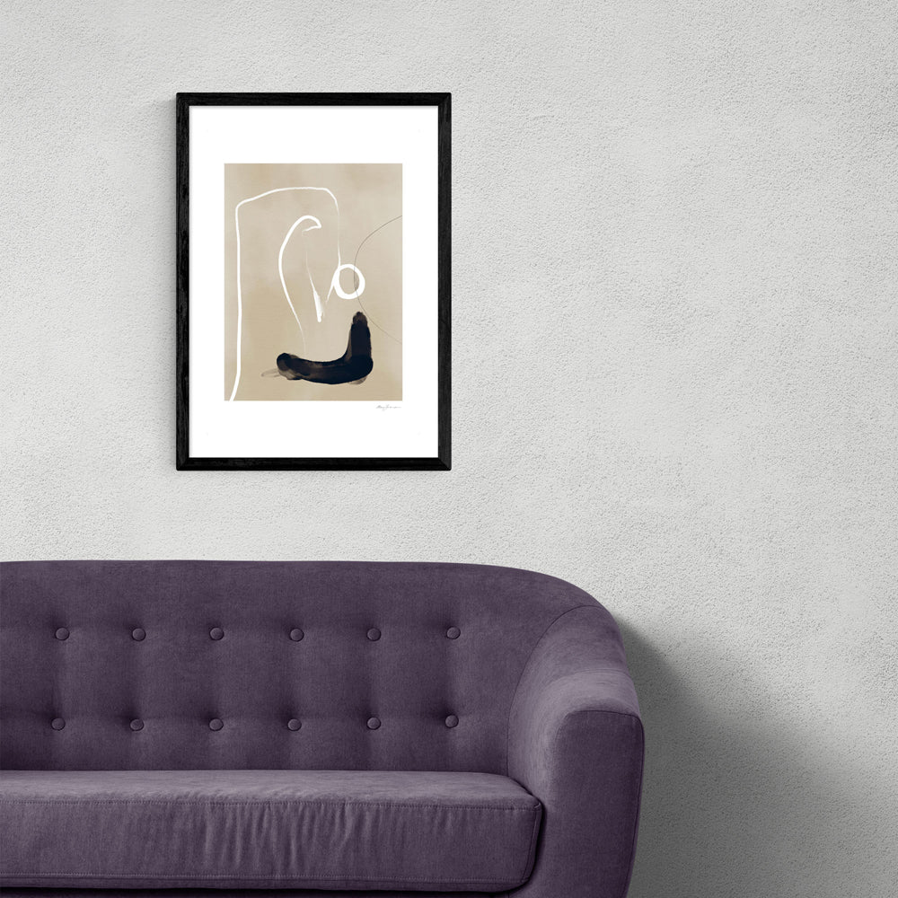 Product photograph of Pinpoint By Anna Johansson - A3 Black Framed Art Print from Olivia's.