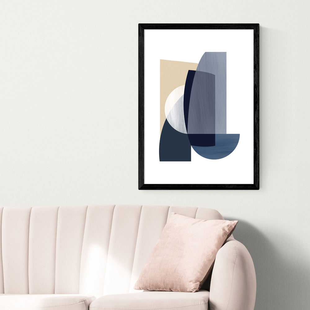 Product photograph of Abstract Iv By Anna Mainz - A2 Black Framed Art Print from Olivia's