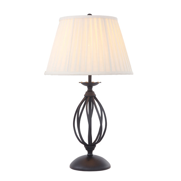 Product photograph of Elstead Artisan 1 Light Table Lamp Black from Olivia's