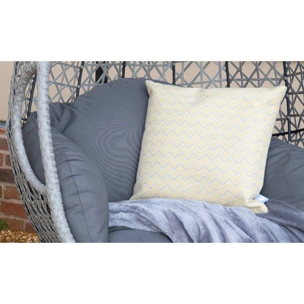 Product photograph of Maze Ascot Outdoor Hanging Chair In Grey from Olivia's.