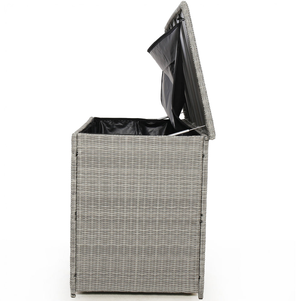 Product photograph of Maze Ascot Cushions Storage Box Grey from Olivia's.