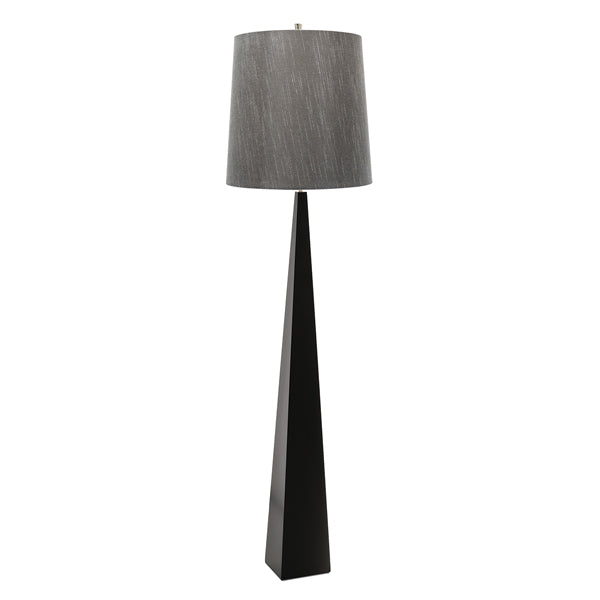 Product photograph of Elstead Ascent 1 Light Floor Lamp Black from Olivia's