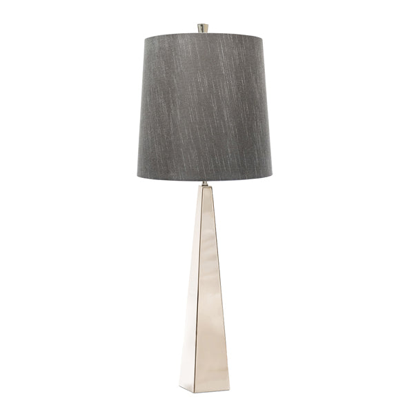 Product photograph of Elstead Ascent 1 Light Table Lamp Polished Nickel from Olivia's