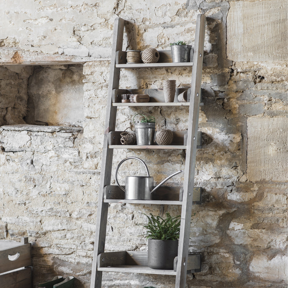 Product photograph of Garden Trading Aldsworth Shelf Ladder In Spruce from Olivia's.