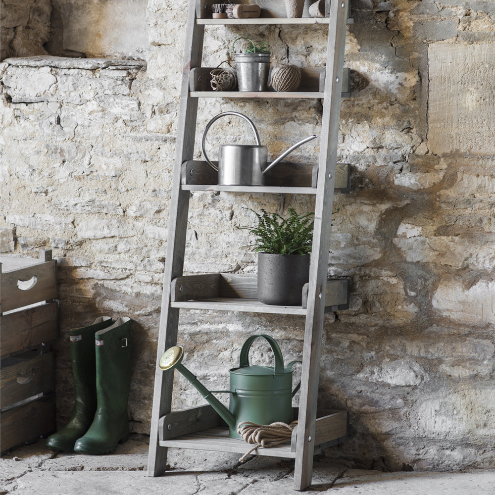 Product photograph of Garden Trading Aldsworth Shelf Ladder In Spruce from Olivia's.