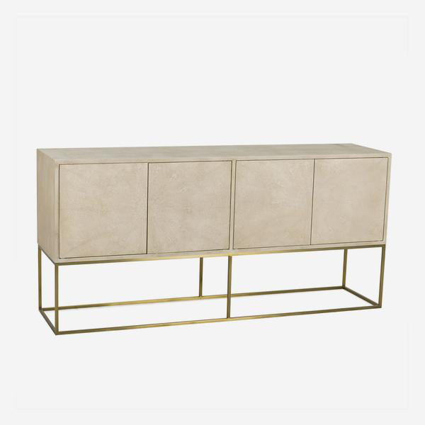 Product photograph of Andrew Martin Amelia Sideboard White Gold from Olivia's