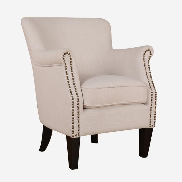 Product photograph of Andrew Martin Armchair Cream from Olivia's