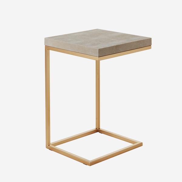 Product photograph of Andrew Martin Ashley Side Table - Cream from Olivia's