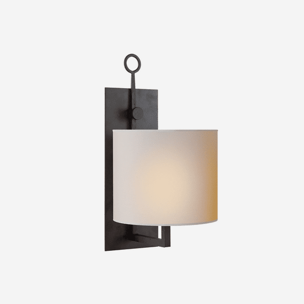 Product photograph of Andrew Martin Aspen Wall Light Black Rust from Olivia's
