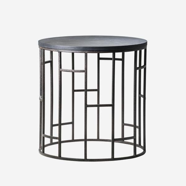 Product photograph of Andrew Martin Blackout Side Table from Olivia's