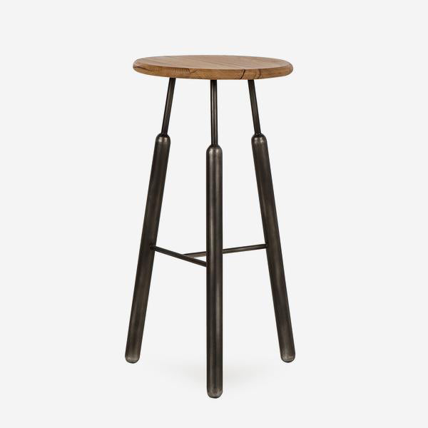 Product photograph of Andrew Martin Blanka Bar Stool Brown from Olivia's