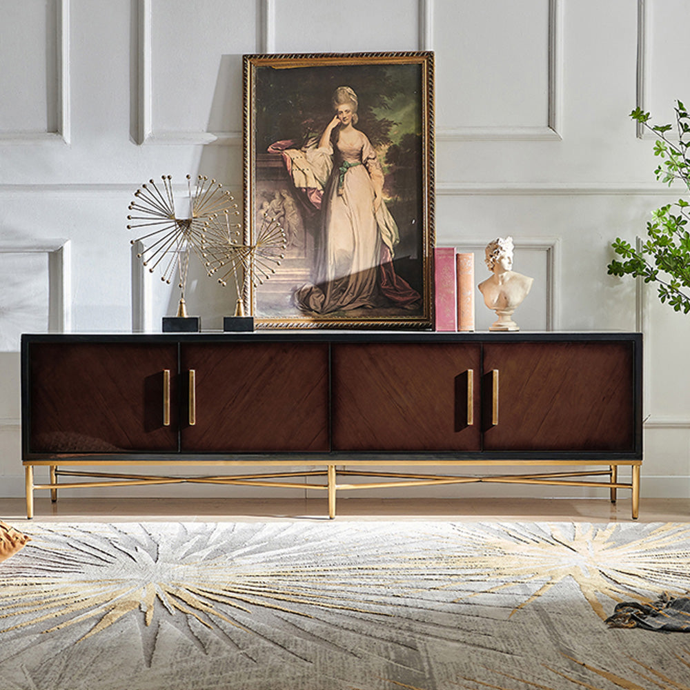 Berkeley Designs Buckingham Media Unit Brown