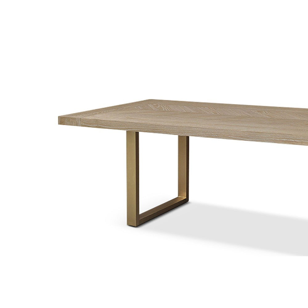 Product photograph of Berkeley Designs Valencia Dining Table Natural Grey Oak from Olivia's.