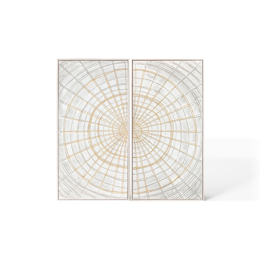 Product photograph of Berkeley Designs Abstract Design 15 Wall Art Beige from Olivia's.