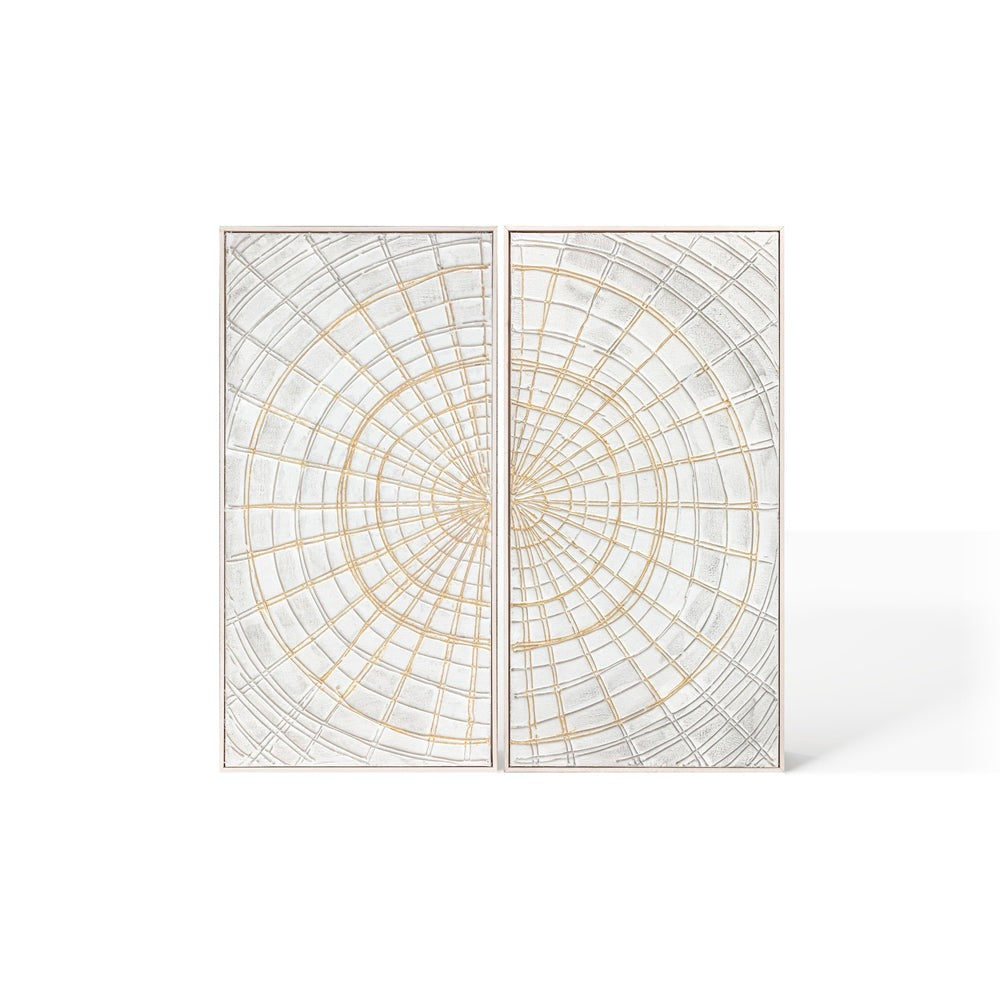 Berkeley Designs Abstract Design 15 Wall Art Beige